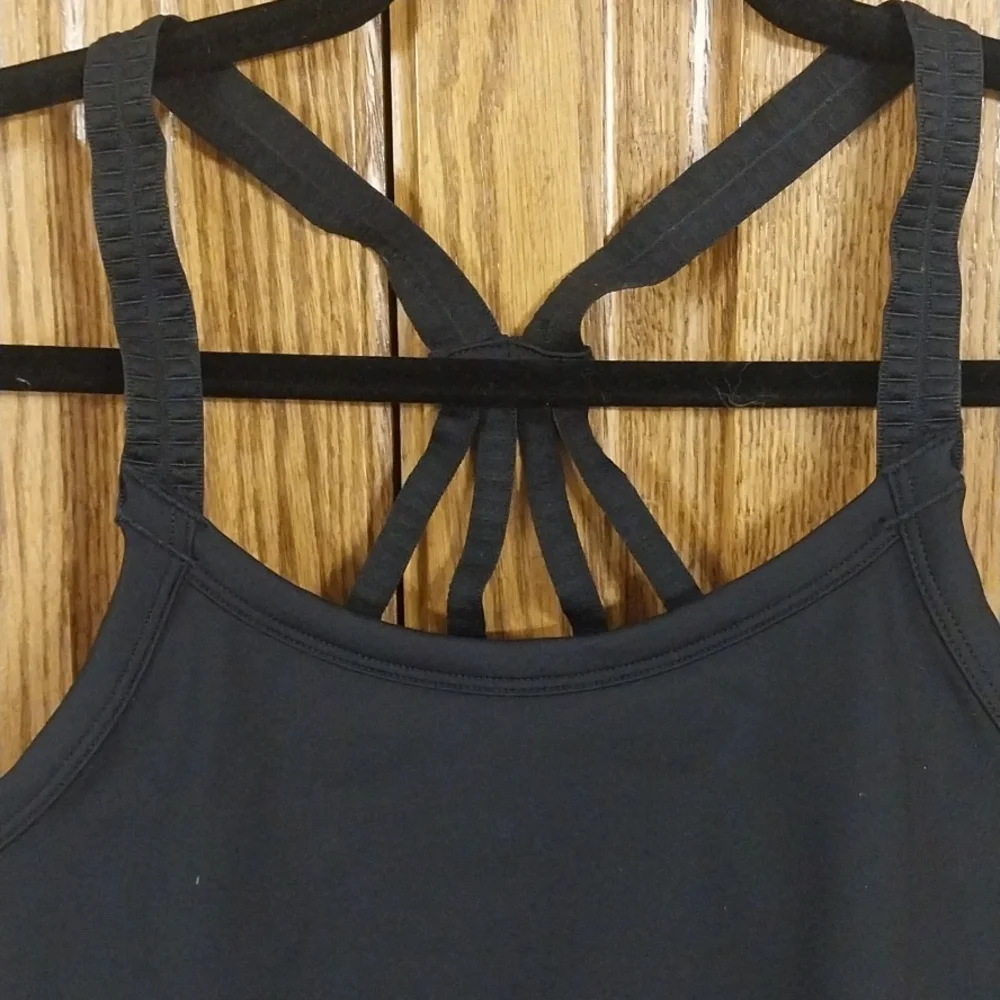 Phoenix NWT Malibu Multi-Strap Bra Sz X-Large A-C Cup Black UV Protect Recycled